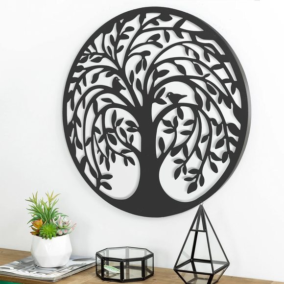 Metal Wall Art-tree Of Life Wall Decor 23inch Family Tree Metal Wall Hanging🐙